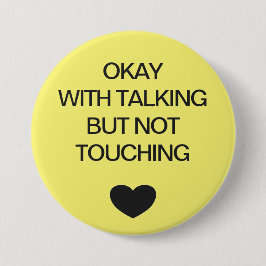 gult för Social avstånd färg-kod Knapp