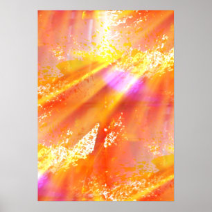 gult för sömlös konst i färg, orange poster