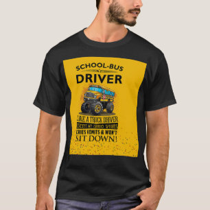 Gult för stillastående för Buss-chaufförer T Shirt