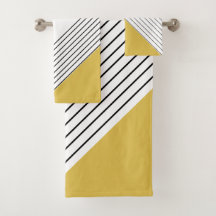 Gult för trendig Elegant Geometric Chic Mustard