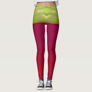 Gult för versalrött langust versalrött leggings