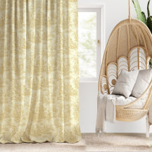 gult för vintage av chic i jouytryckt 