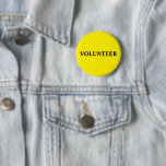 Gult för Volunteer Charity Event Knapp<br><div class="desc">Händelseknapp för volontärtjänst,  Gult</div>