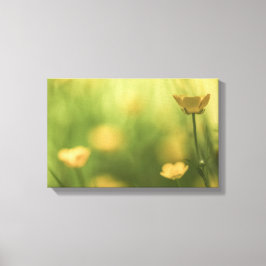 Gult Foto av blomkoppartyp Canvastryck