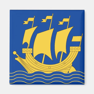 Gult Frakt Magnet