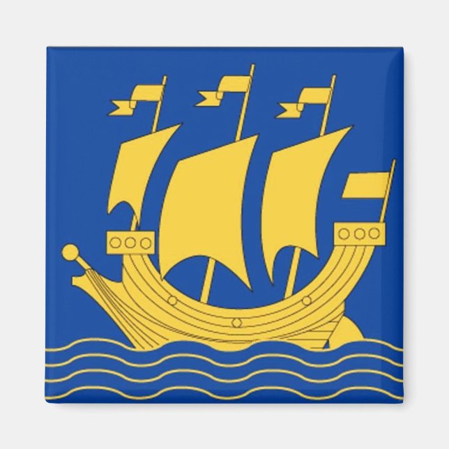 Gult Frakt Magnet (Framsidan)