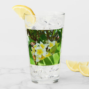 Gult Frangipani Träd, dricksglas Glaskopp