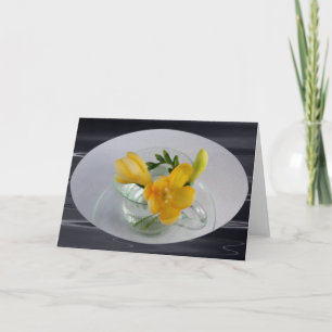 Gult freesia buds kort