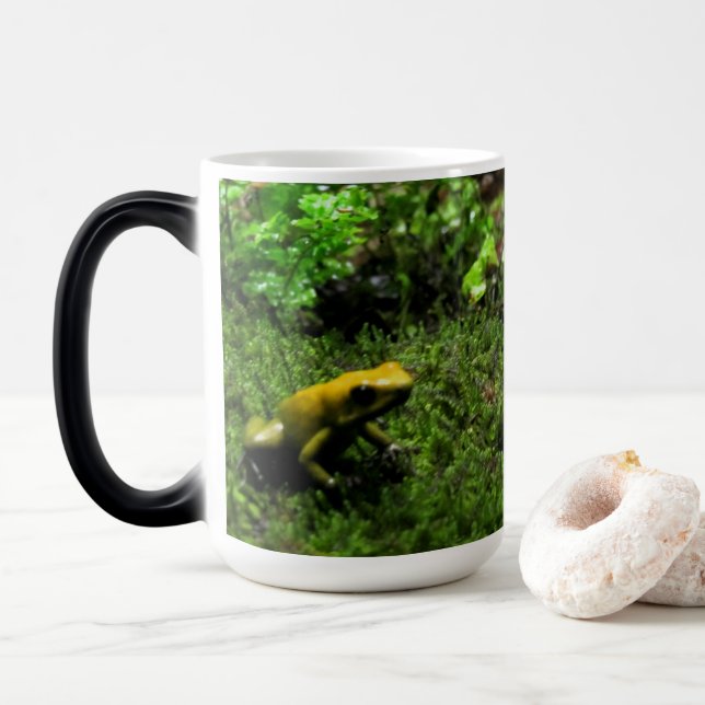 Gult Frog Magisk Mugg (Med munk)