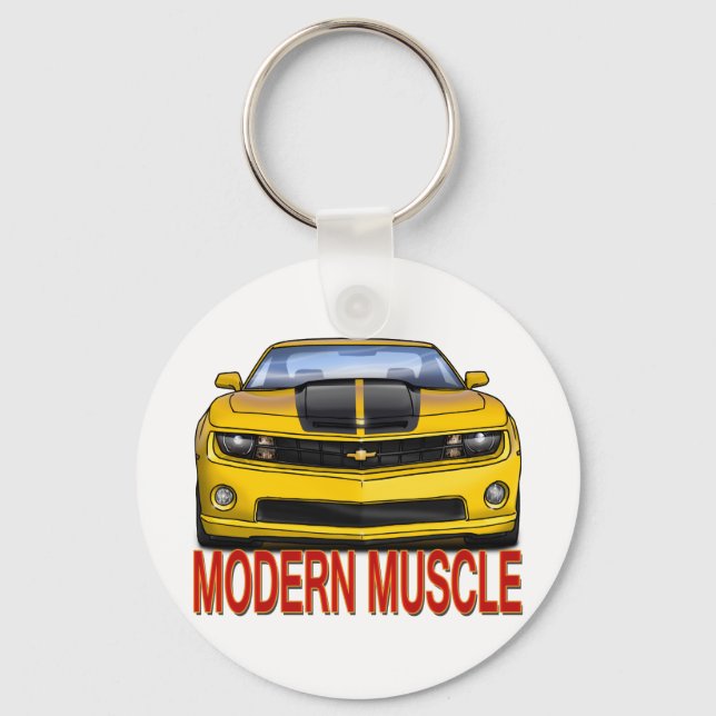 GULT_FRONT_CAMARO.png Nyckelring (Framsida)