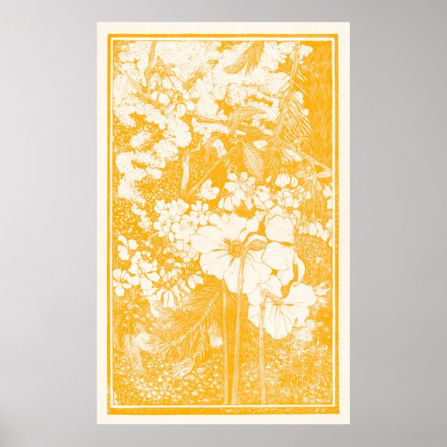 Gult Garden Poster (Framsidan)