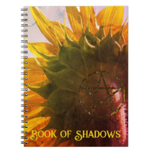 Gult Garden Solros Bok i Shadows Anteckningsbok