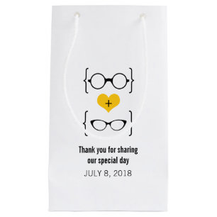 Gult Geeky Glasses Gift Bag