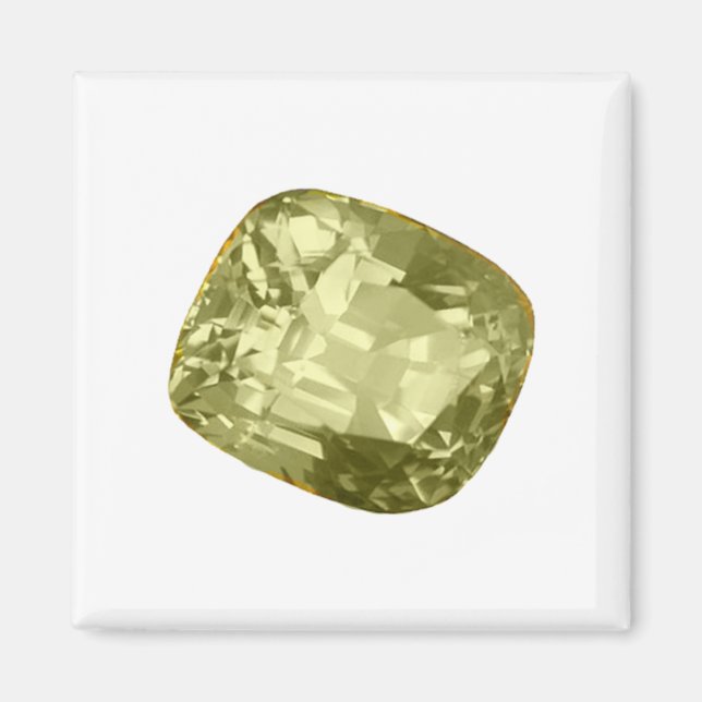 Gult Gemstone Alexandrite Magnet (Framsidan)