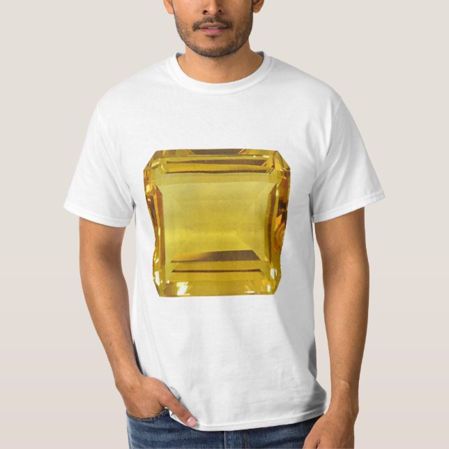 Gult Gemstone T Shirt (Framsida)