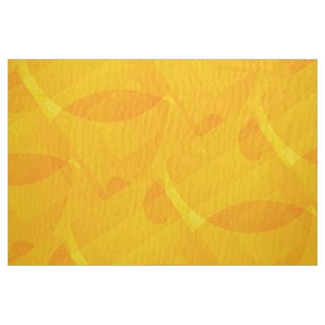 Gult geometriskt tyg (Fat Quarter)