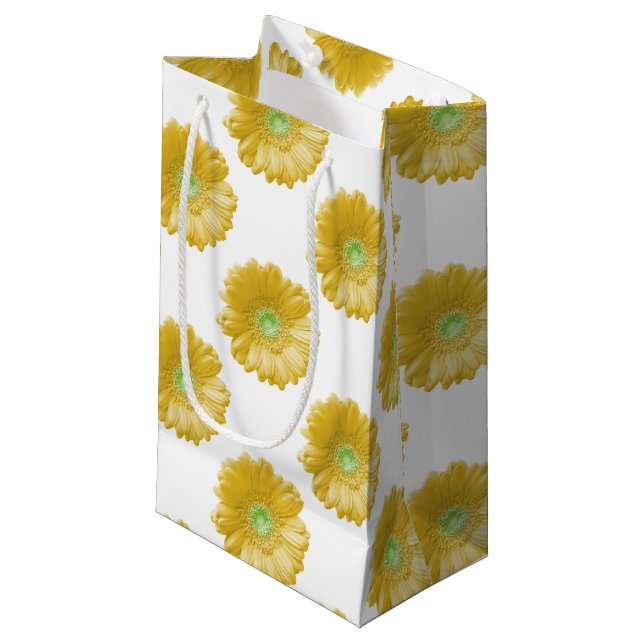 Gult gerbera daisy (Framsidan Vinklad)