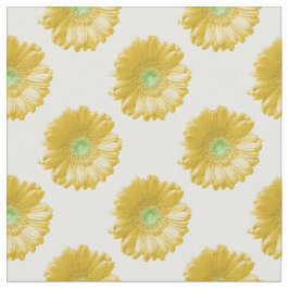 Gult gerbera daisy tyg
