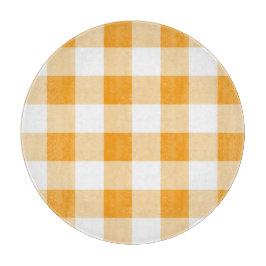 Gult Gingham Mönster