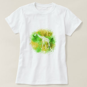 Gult Giraffe T Shirt