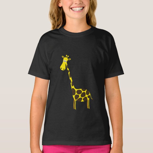 Gult Giraffe T Shirt (Framsida)