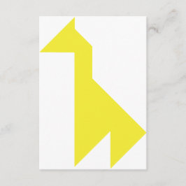 Gult giraffe Tangram