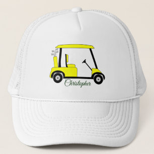Gult Golf Buggy Keps