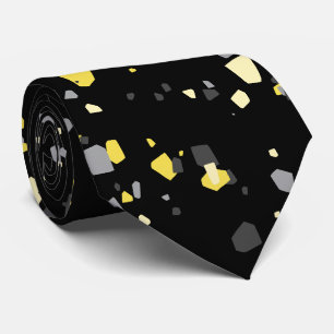 Gult Grått Black Terrazzo Slips