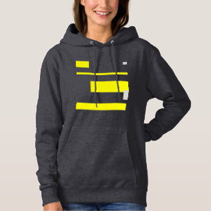 Gult Grått Blocks Abstrakt Art T Shirt