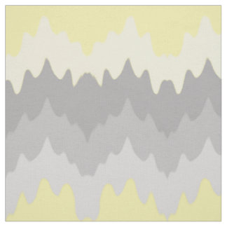 Gult Grått Grått Ombre Chevron Zigzag Tyg