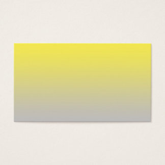Gult & Grått Ombre Visitkort