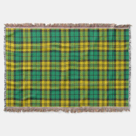 Gult Grönt Blackwatch Campbell Tartan Play Filt