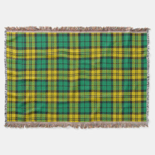 Gult Grönt Blackwatch Campbell Tartan Play Filt