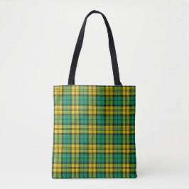 Gult Grönt Blackwatch Campbell Tartan Play Tygkasse