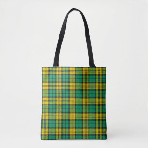 Gult Grönt Blackwatch Campbell Tartan Play Tygkasse