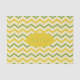 Gult Grönt Orange Craft Made eller Tack