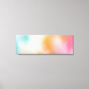 Gult Grönt Red Rosa Blue Lila Abstrakt Art Canvastryck