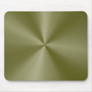 Gult-Grönt Stainless Steel Mouse Pad Musmatta