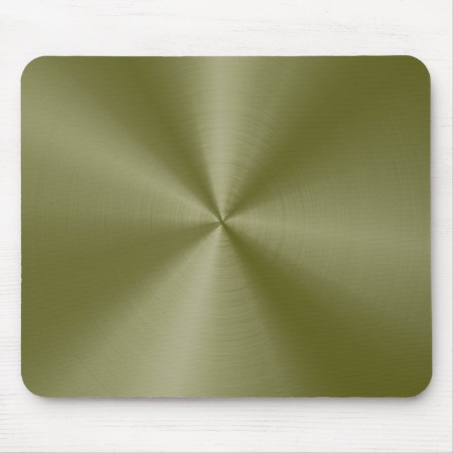 Gult-Grönt Stainless Steel Mouse Pad Musmatta (Framsidan)