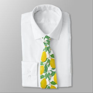 Gult Grönt White Lemon Mönster Slips