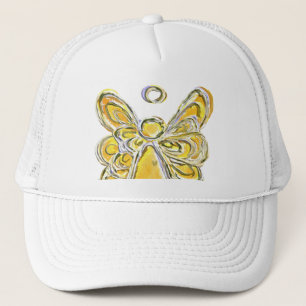 Gult Guardian Angel Anpassningsbar Art Cap eller H Keps