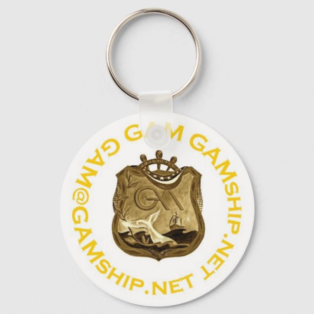 gult guld nyckelring (Framsida)