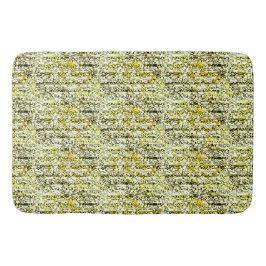 Gult Guld och Black Cheetah Skriv ut Bath Mat Badrumsmatta