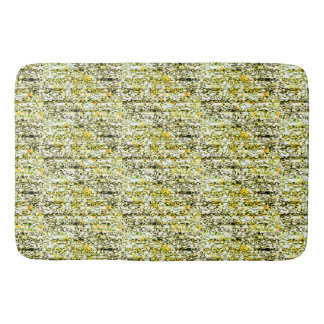 Gult Guld och Black Cheetah Skriv ut Bath Mat Badrumsmatta