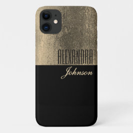 Gult Guld och Svart enkelt Namn