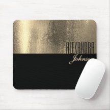 Gult Guld och Svart enkelt Namn