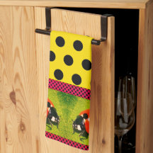 Gult Guld W/ Polka dots LadyBug