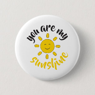 Gult Hand plockade Hej Sunshine Image Knapp