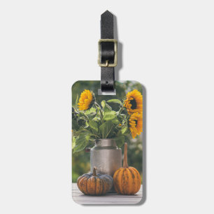 Gult Hardy Solros Art Bästa Solrosfoton Bagagebricka