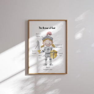 Gult hårflicka, Guds pansar Poster